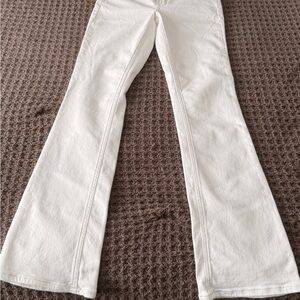 FP Movement by Free People White Flare Jeans